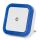 Entac Nachtlicht 0,5 W quadratisch CW blau