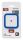 Entac Nachtlicht 0,5 W quadratisch CW blau