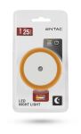 Entac Nachtlicht 0,5 W Kreis WW Orange