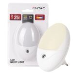 Entac Nachtlicht 0,5W Oval WW Weiß