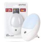 Entac Nachtlicht 0,5 W oval CW weiß
