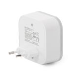 Entac Türklingel AC Plug-in mit batteriebetriebenem IP44-Sender 1xCR2032 Inkl.