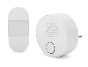 Entac Türklingel AC Plug-in mit Kinetic Switch IP44 Sender