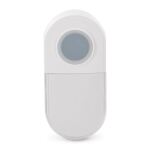 Entac Türklingel AC Plug-in, Nachtlichtfunktion, mit batteriebetriebenem IP44-Sender 1xCR2032 inkl