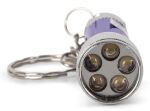 Entac Taschenlampe 5LED Schlüsselanhänger Blau
