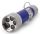 Entac Taschenlampe 5LED Schlüsselanhänger Blau
