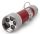 Entac Taschenlampe 5LED Schlüsselanhänger Rot