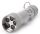 Entac Taschenlampe 5LED Schlüsselanhänger Silber