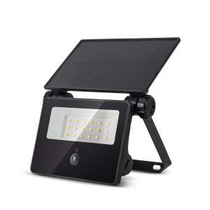 Avide LED-Flutlicht Akku und Solarfunktion 700lm PIR-Sensor