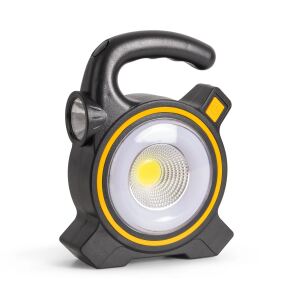 Entac LED Arbeitsleuchte Solar mit Powerbank