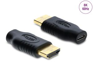 DELOCK Adapter USB-C > HDMI 8K/60Hz St > Bu (HDR u. HDCP)