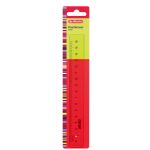 Herlitz 8700601 Lineal Schreibtisch-Lineal 160 mm Kunststoff Transparent 1 Stück(e)