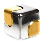 Bopster - Fidget Spinner Cube - Silver & Gold