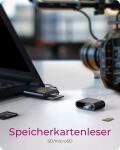 ICY BOX IB-CR204-CU3, 2 in 1 Kartenleser für SD /Micro SD via USB Type-C + -A Schnittstelle, USB Gen 3.2 Gen 1 (5Gbit/s)