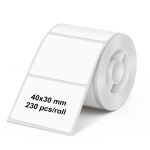 Olympia 6322 Druckeretikett Transparent Selbstklebendes...