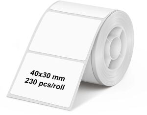Olympia Etikettenrolle für PM220                       weiss