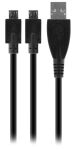 Venom VS2794 USB Kabel USB 2.0 USB A 2 x Micro-USB B Schwarz
