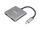 Equip USB-C 4-in-1 Dual-HDMI-Adapter, USB 3.0, 100W USB PD
