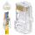 Equip Cat.6 RJ45 Durchgangsstecker, 100 Stück/Set