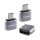 Intenso USB Adapter A480C - USB-A zu USB-C (3er Pack)
