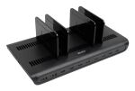 Lindy 73447 Ladestationsorganiser Freistehend Kunststoff Heidelbeere