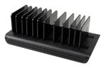 Lindy 73447 Ladestationsorganiser Freistehend Kunststoff Heidelbeere