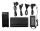 Lindy 73447 Ladestationsorganiser Freistehend Kunststoff Heidelbeere