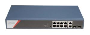 Hikvision Switch Smart Managed 8-Port  DS-3E1512HP-SI-8P2T2F