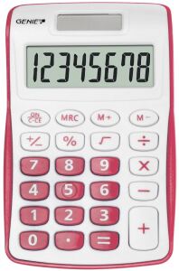 GENIE Taschenrechner 120 P 8-stellig                    pink