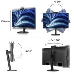 Philips 3000 series 27B2U3601H/00 Computerbildschirm 68,6 cm (27") 2560 x 1440 Pixel Quad HD LCD Schwarz