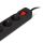 Entac Steckdosenleiste 3fach 2x USB-A, 1,5m schwarz