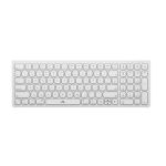 ALOGIC ASKBT2MCWH-DE Tastatur Maus enthalten Heimbüro Bluetooth QWERTY Deutsch Weiß