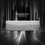 ALOGIC ASKBT3M-DE Tastatur Heimbüro Bluetooth QWERTZ Deutsch Weiß