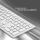 ALOGIC ASKBT3M-DE Tastatur Heimbüro Bluetooth QWERTZ Deutsch Weiß