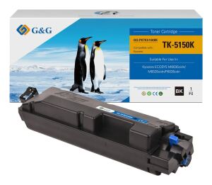 G&G Kompatibel mit Kyocera TK-5150K/ 1T02NS0NL0 Toner Schwarz