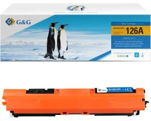 G&G Kompatibel mit HP 126A / CE311A / Canon 729C Toner Cyan - Marke: