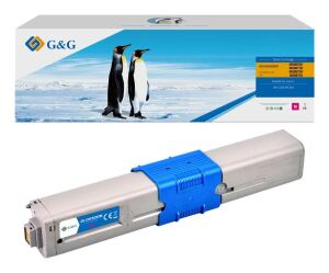 G&G Kompatibel mit OKI 46508710/ 46508714 XL-Toner Magenta