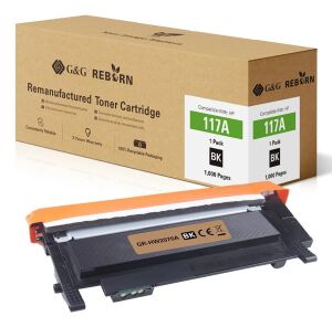 G&G Kompatibel mit HP 117A / W2070A Toner Schwarz