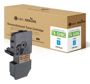 G&G Kompatibel mit Kyocera TK-5240C Toner Cyan