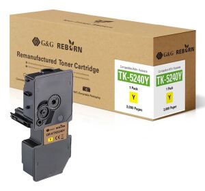 G&G Kompatibel mit Kyocera TK-5240Y Toner Gelb