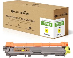 G&G Kompatibel mit Brother 246 Toner TN-246Y Gelb