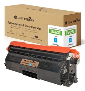 G&G Kompatibel mit Brother TN-423C Reborn-Toner Cyan