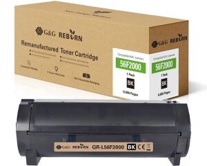 G&G Reborn-Toner kompatibel mit Lexmark 56F2000