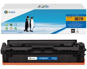 G&G Kopmpatibel mit Canon 067H/ 5106C002 XL-Toner (3.130 Seiten) Schwarz