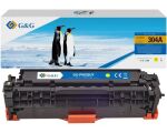 G&G Kompatibel mit HP 304A / CC532A / Canon 718Y...