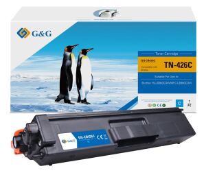 G&G Kompatibel mit Brother TN-426C Toner Cyan (XXL: 6.500 Seiten)