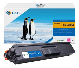 G&G Kompatibel mit Brother TN-426M Toner Magenta (XXL: 6.500 Seiten)