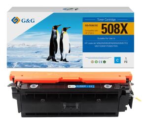 G&G Kompatibel mit HP 508X / CF361X XL-Toner Cyan