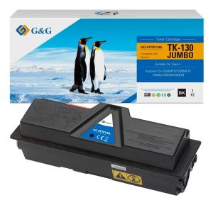 G&G Kompatibel mit Kyocera TK-130 XXL-Toner Schwarz