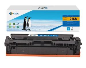G&G Kompatibel mit HP 216A / W2411A-Toner Cyan - Marke: